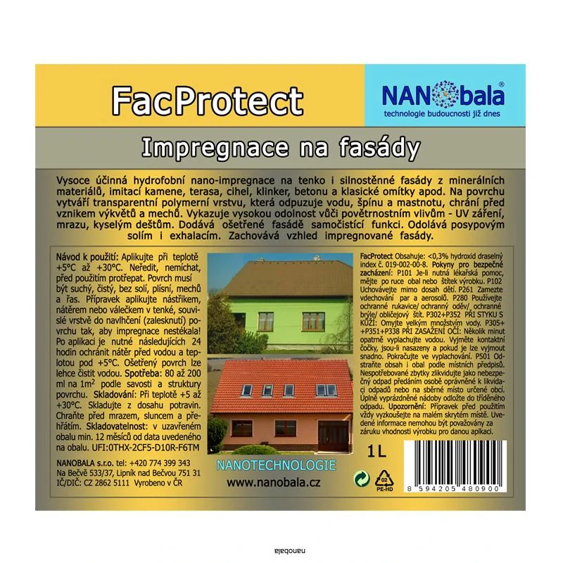 FAC Protect - ochrana fasád 1L